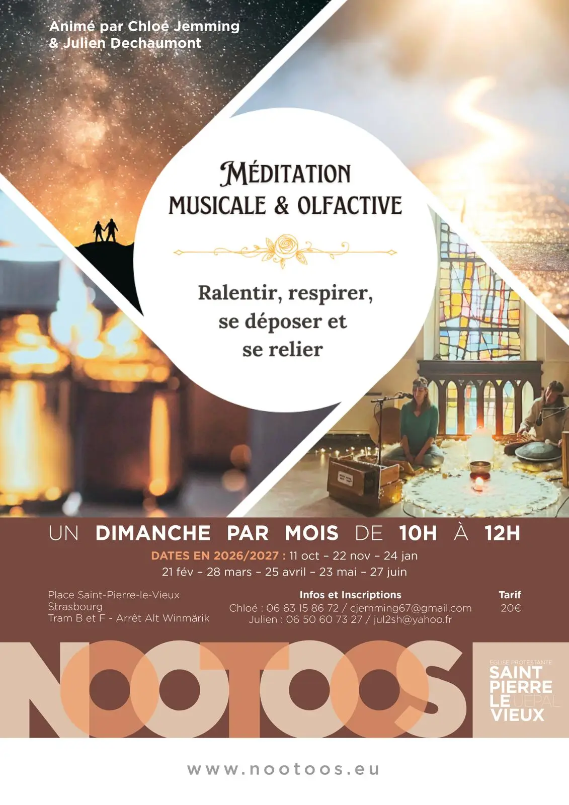 Hang Handpan Rav Drum N'Goni Bols Cristal Tambour Carillons Koshis Meditation Relaxation Voyage Sonore Cérémonie